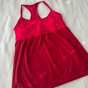 Athleta Hot pink/red Athletic Tank Top